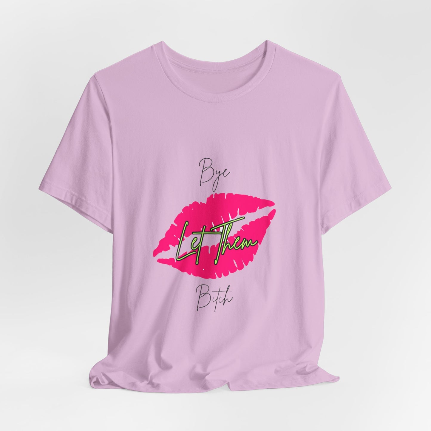 Lip Print 'Lip Queen' Script Tee | Pink Kiss Graphic T-Shirt