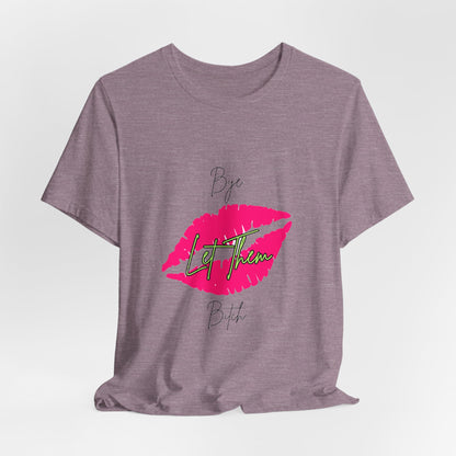 Lip Print 'Lip Queen' Script Tee | Pink Kiss Graphic T-Shirt