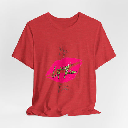 Lip Print 'Lip Queen' Script Tee | Pink Kiss Graphic T-Shirt