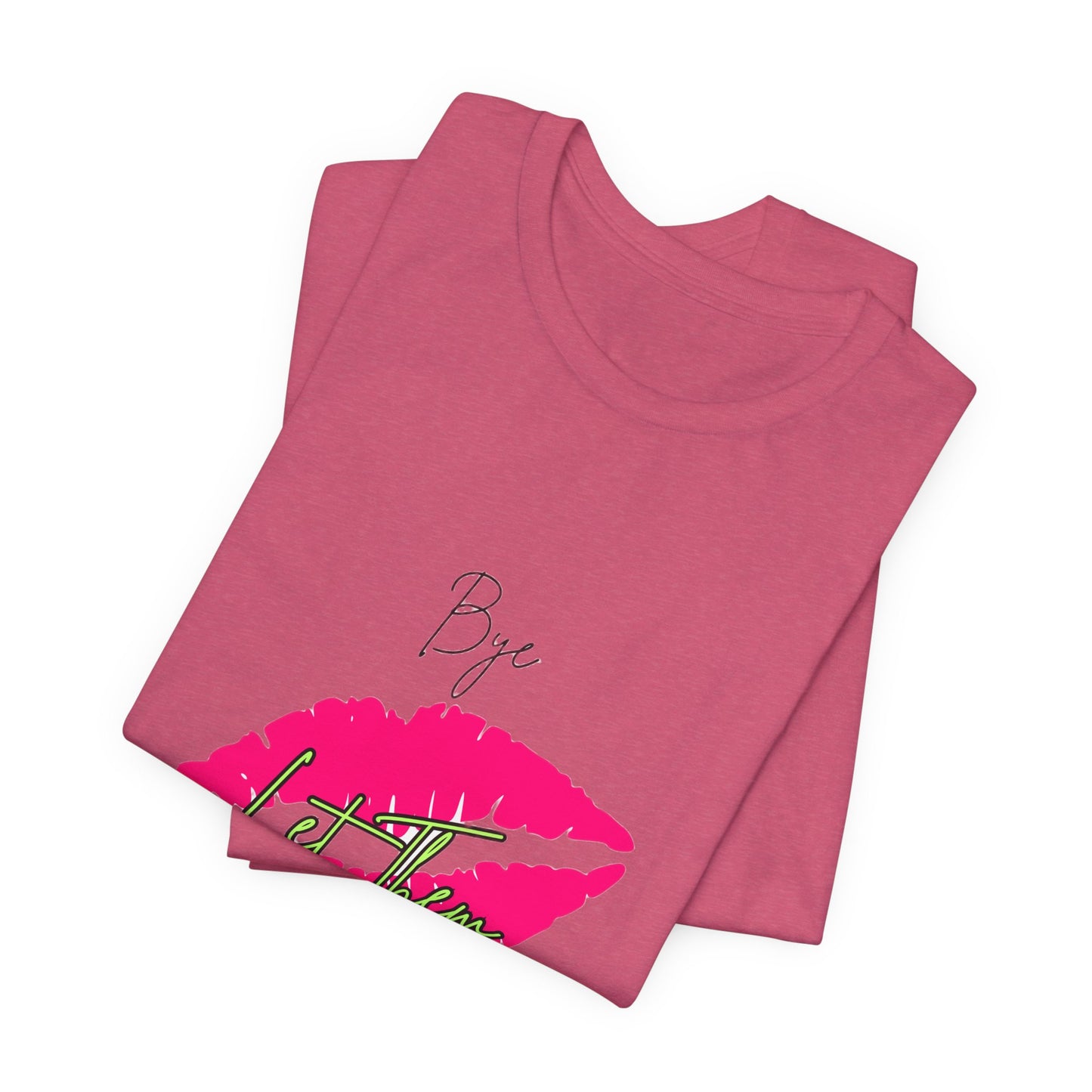 Lip Print 'Lip Queen' Script Tee | Pink Kiss Graphic T-Shirt
