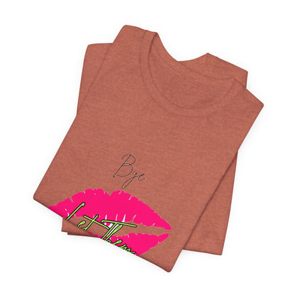 Lip Print 'Lip Queen' Script Tee | Pink Kiss Graphic T-Shirt