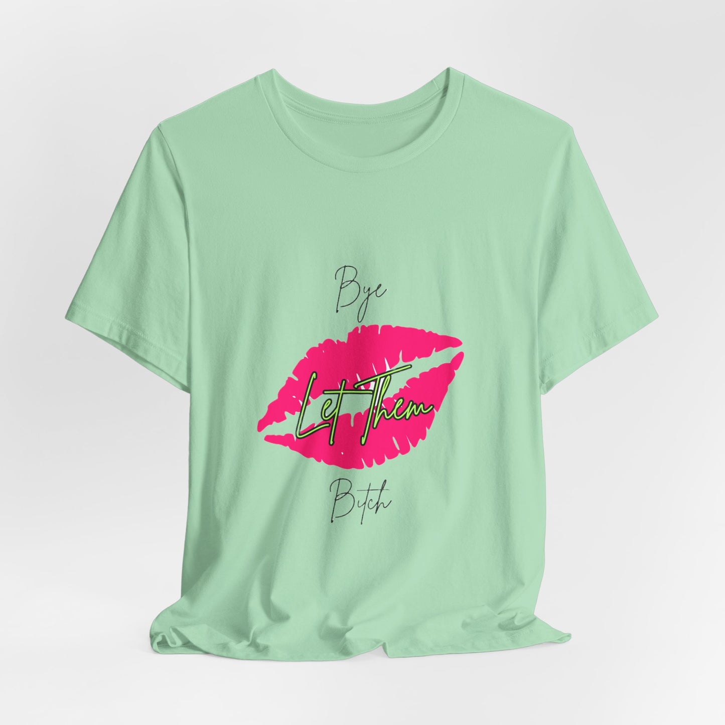 Lip Print 'Lip Queen' Script Tee | Pink Kiss Graphic T-Shirt