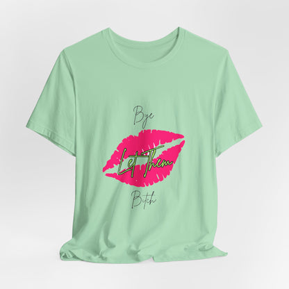 Lip Print 'Lip Queen' Script Tee | Pink Kiss Graphic T-Shirt