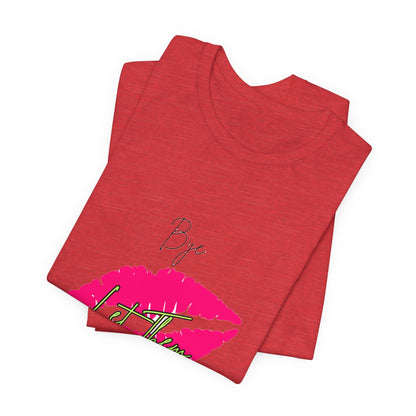 Lip Print 'Lip Queen' Script Tee | Pink Kiss Graphic T-Shirt