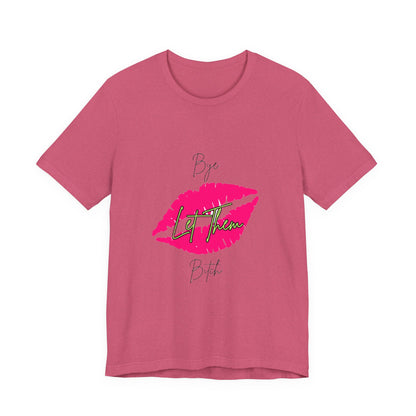 Lip Print 'Lip Queen' Script Tee | Pink Kiss Graphic T-Shirt