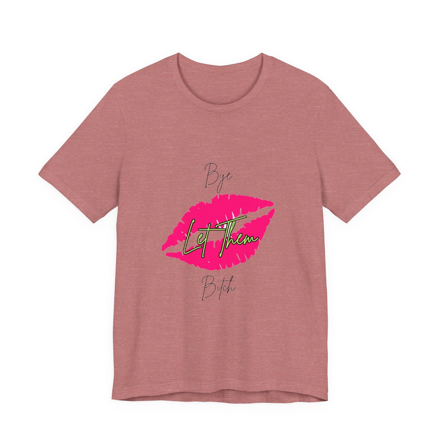 Lip Print 'Lip Queen' Script Tee | Pink Kiss Graphic T-Shirt