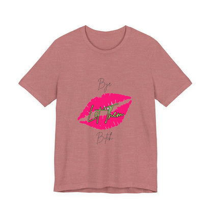 Lip Print 'Lip Queen' Script Tee | Pink Kiss Graphic T-Shirt