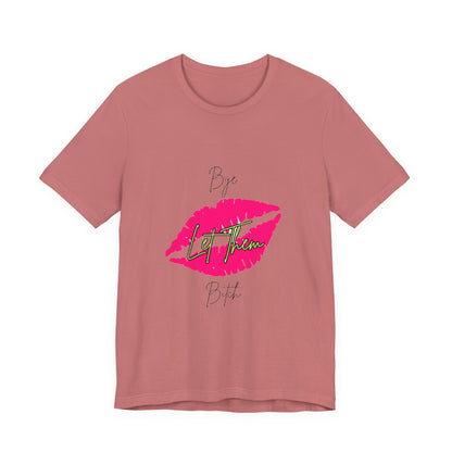 Lip Print 'Lip Queen' Script Tee | Pink Kiss Graphic T-Shirt